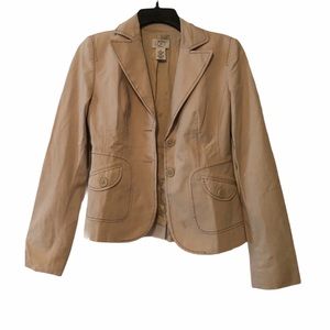 LOFT Beige Jacket Size 0